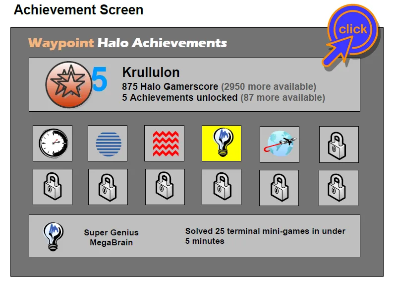 A screenshot of a low-fidelity clickable prototype for the Halo career